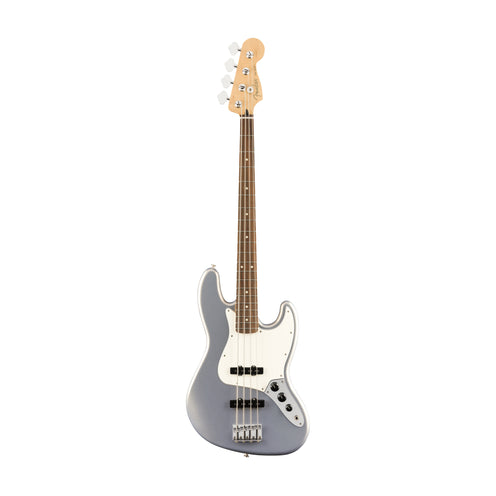 Fender Player Jazz Bass Guitar, Pau Ferro FB, Silver (B-Stock)