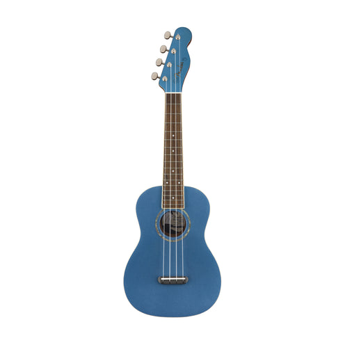 Fender Zuma Classic Concert Ukulele, Walnut FB, Lake Placid Blue (B-Stock)