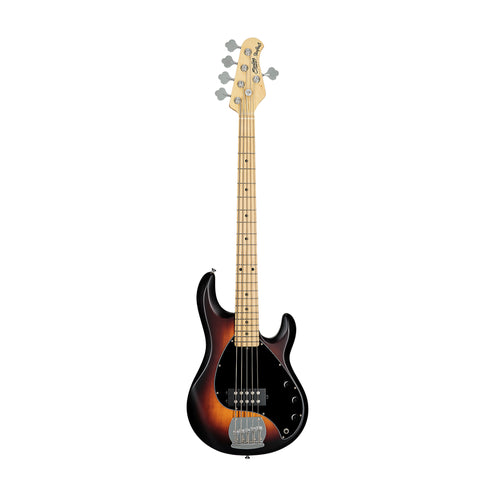 Sterling S.U.B Series RAY5 5-String Electric Bass Guitar, Vintage Sunburst Satin (RAY5-VSBS-M1)