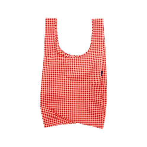 Baggu Big Baggu Shopper Bag, Red Gingham