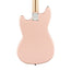 Squier FSR Bronco 4-String Bass Guitar, Maple FB, Shell Pink