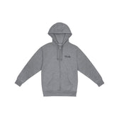 Fender Spaghetti Small Logo Zip Front Hoodie, Athletic Gray