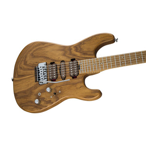 Charvel Guthrie Govan Signature HSH Caramelized Ash Electric Guitar, Caramelized Flame Maple FB, Natural