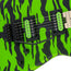 Charvel Satchel Signature Pro Mod DK Electric Guitar, Maple FB, Slime Green Bengal