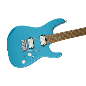 Charvel Pro-Mod DK24 HH 2PT Electric Guitar, Caramelized Maple FB, Matte Blue Frost