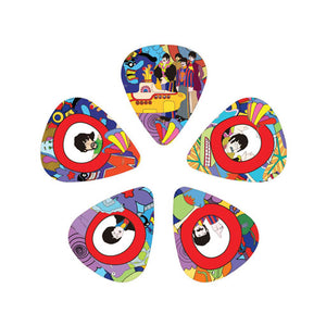 D'Addario Beatles Yellow Submarine Guitar Picks, 10-Pack, Medium