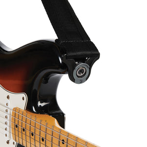 D'Addario 50mm Auto Lock Guitar Strap, Black