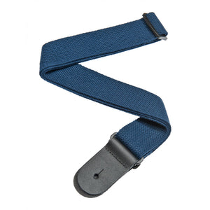 D'Addario 50CT03 50mm Cotton Guitar Strap, Blue