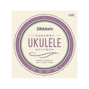 D'Addario EJ88C Nyltech Ukulele Strings, Concert