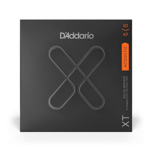 D'Addario XTABR1047 XT 80/20 Acoustic Guitar Strings, Extra Light, 10-47