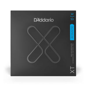 D'Addario XTABR1253 XT 80/20 Acoustic Guitar Strings, Light, 12-53