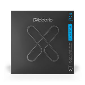 D'Addario XTC46 XT Classical Silver Plated Classical Guitar Strings, Hard Tension