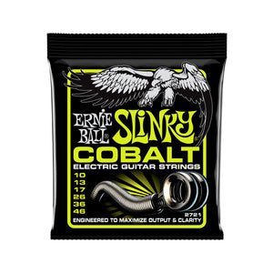 Ernie Ball Regular Slinky Cobalt Electric Guitar Strings, 10-46