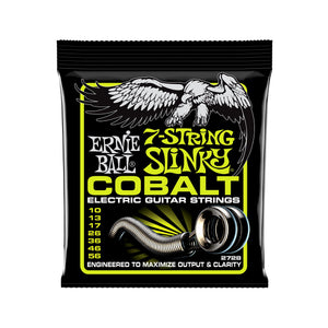 Ernie Ball Regular Slinky 7-String Cobalt Electric Guitar Strings, 10-56