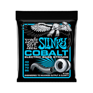 Ernie Ball Extra Slinky Cobalt Electric Bass Strings, 40-95