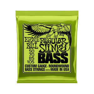 Ernie Ball Regular Slinky Nickel Wound Electric Bass Strings, 50-105