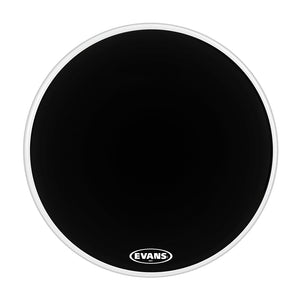 Evans BD24MX1B 24inch MX1 Black - Marching Bass