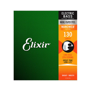 Elixir 15430 Nanoweb .130 Long Scale, Single Bass String