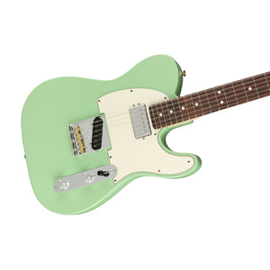 Fender American Performer HS Telecaster Electric Guitar, RW FB, Satin Seafoam Green