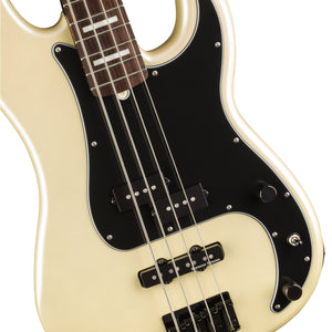 Fender Duff Mckagan Signature Deluxe Precision Bass Guitar, RW FB, White Pearl