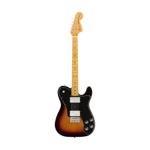 Fender Vintera 70s Telecaster Deluxe Electric Guitar, Maple FB, 3-Tone Sunburst