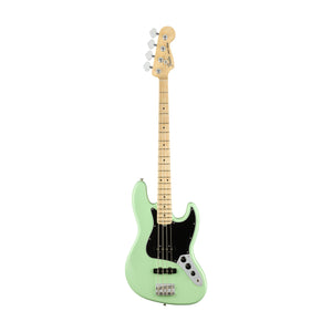 Fender American Performer Jazz Bass Guitar, Maple FB, Satin Seafoam Green