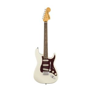 Squier Classic Vibe 70s Stratocaster Electric Guitar, Laurel FB, Olympic White