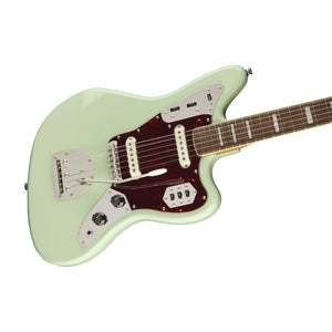 Squier Classic Vibe 70s Jaguar Electric Guitar, Laurel FB, Surf Green