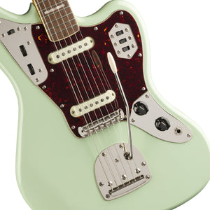 Squier Classic Vibe 70s Jaguar Electric Guitar, Laurel FB, Surf Green