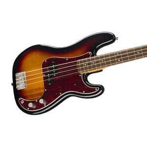 Squier Classic Vibe 60s Precision Bass Guitar, Laurel FB, 3-Tone Sunburst