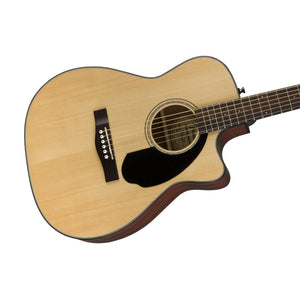 Fender CC-60SCE Concert Acoustic Guitar, Walnut FB, Natural