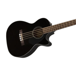 Fender CB-60SCE Acoustic Bass Guitar, Black