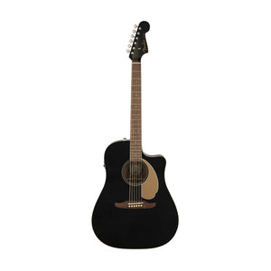 Fender California Redondo Player Slope-Shouldered Acoustic Guitar, Jetty Black