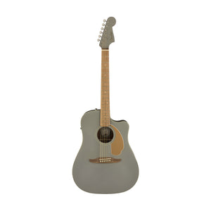 Fender California Redondo Player Slope-Shouldered Acoustic Guitar, Walnut FB, Slate Satin