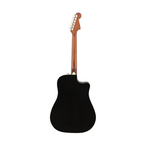 Fender Redondo Player Left-Handed Acoustic Guitar, Jetty Black