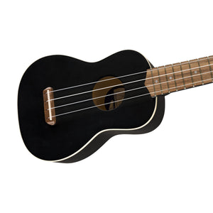 Fender Venice Soprano Ukulele, Black