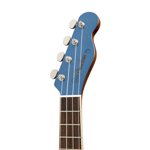 Fender Zuma Classic Concert Ukulele, Walnut FB, Lake Placid Blue