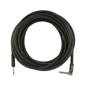 Fender Professional Series Angled Instrument Cable, 25ft, Black