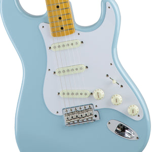 Fender Japan Traditional 50s Stratocaster Electric Guitar, Daphne Blue