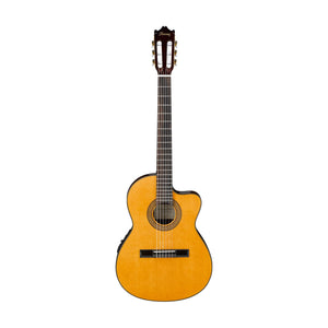 Ibanez GA5TCE-AM Thinline Classical Guitar, Natural