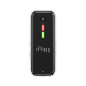 IK Multimedia iRig Pre HD - Digital Microphone Interface For iOS & Mac/PC with Headphone Output