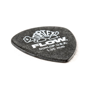 Jim Dunlop 558P1.35 Tortex Flow Standard Guitar Picks, Pack of 12