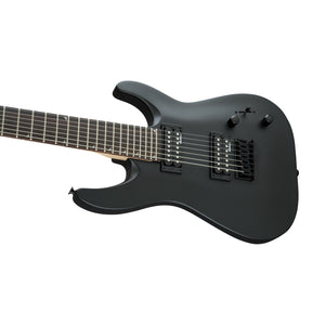 Jackson JS Series Dinky Arch Top JS22-7 DKA HT Electric Guitar, Amaranth FB, Satin Black