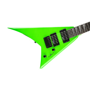 Jackson JS Series RR Minion JS1X Electric Guitar, Amaranth FB, Neon Green