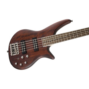 Jackson JS Series Spectra JS3 5-String Bass Guitar, Laurel FB, Walnut Stain