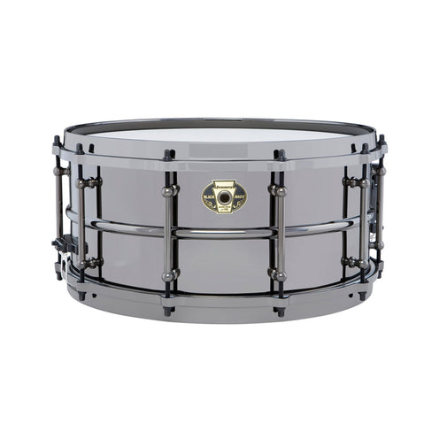 Ludwig LW6514DIR 6.5x14inch Black Magic Snare w Black Nickle Hardware and Die-Cast Hoops