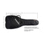 MONO Vertigo Acoustic Guitar Case, Black