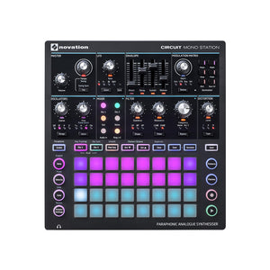 Novation Circuit Mono Station Paraphonic Synthesizer With Three Sequencer