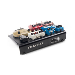 MONO Pedalboard Small, Black and Club Accessory Case 2.0, Black