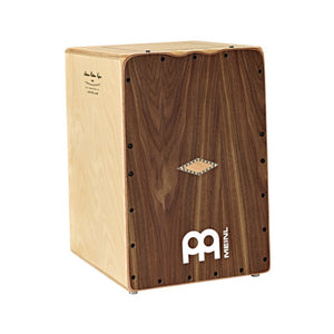 MEINL Percussion AECLWN Artisan Edition Cajon Cantina Line, Walnut Frontplate